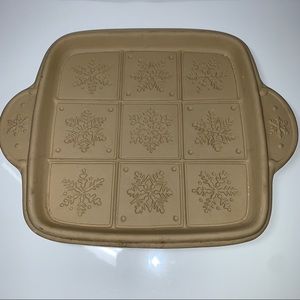 Brown Bag Cooking Snowflake Christmas Pan Art Mold